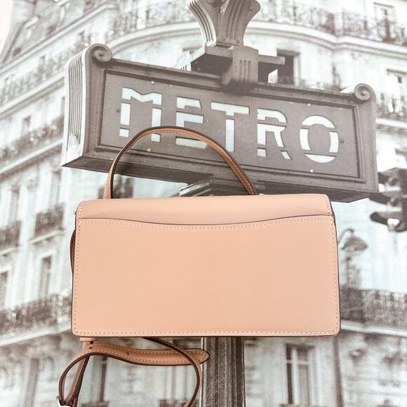 Coach CP045 Eliza Small Flap Crossbody IN Taupe - Picture 3 of 7